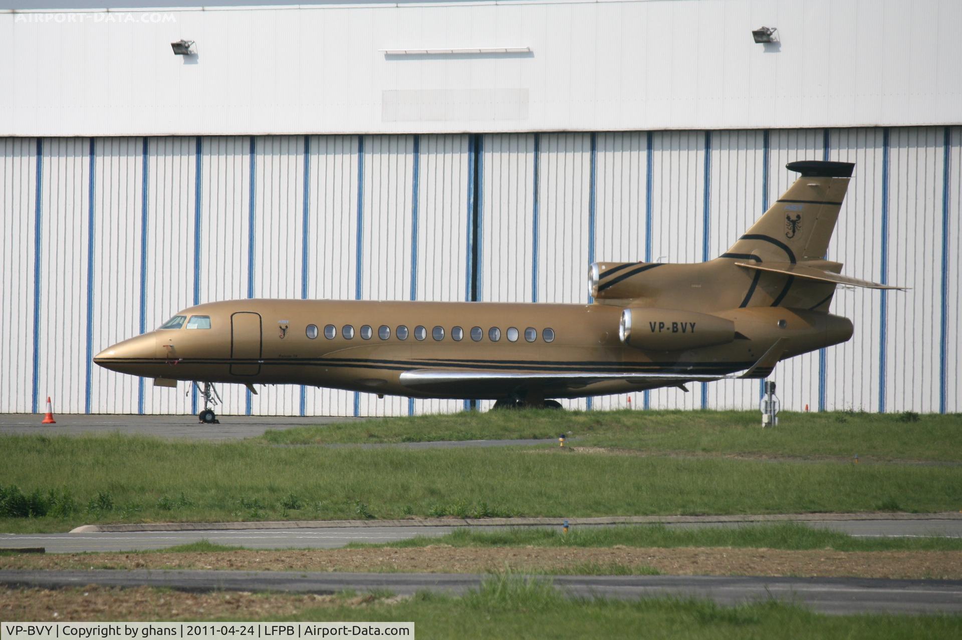VP-BVY, 2007 Dassault Falcon 7X C/N 009, Gazpromavia