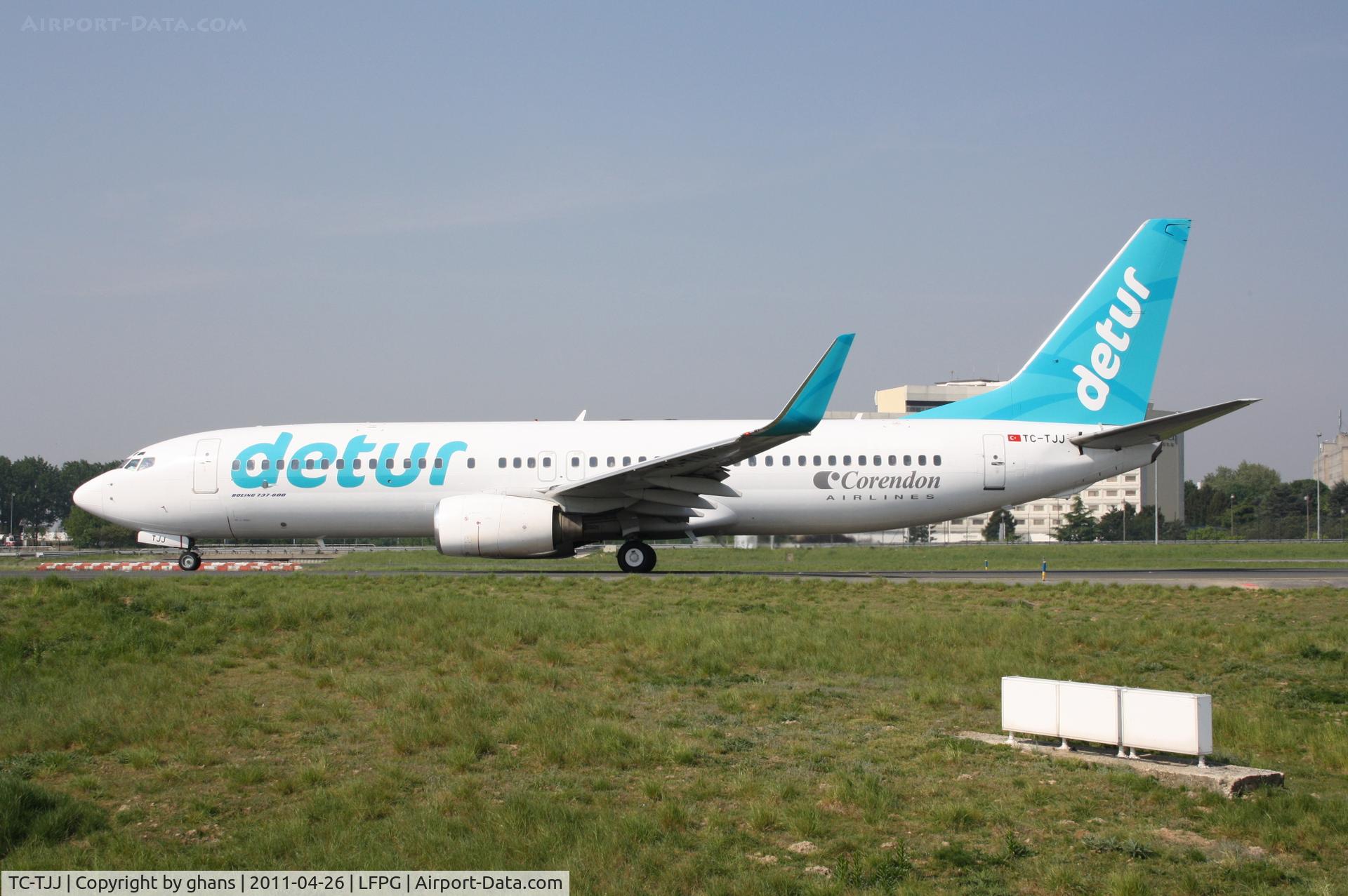 TC-TJJ, 2000 Boeing 737-8S3 C/N 29247, Corendon 'detur colors'