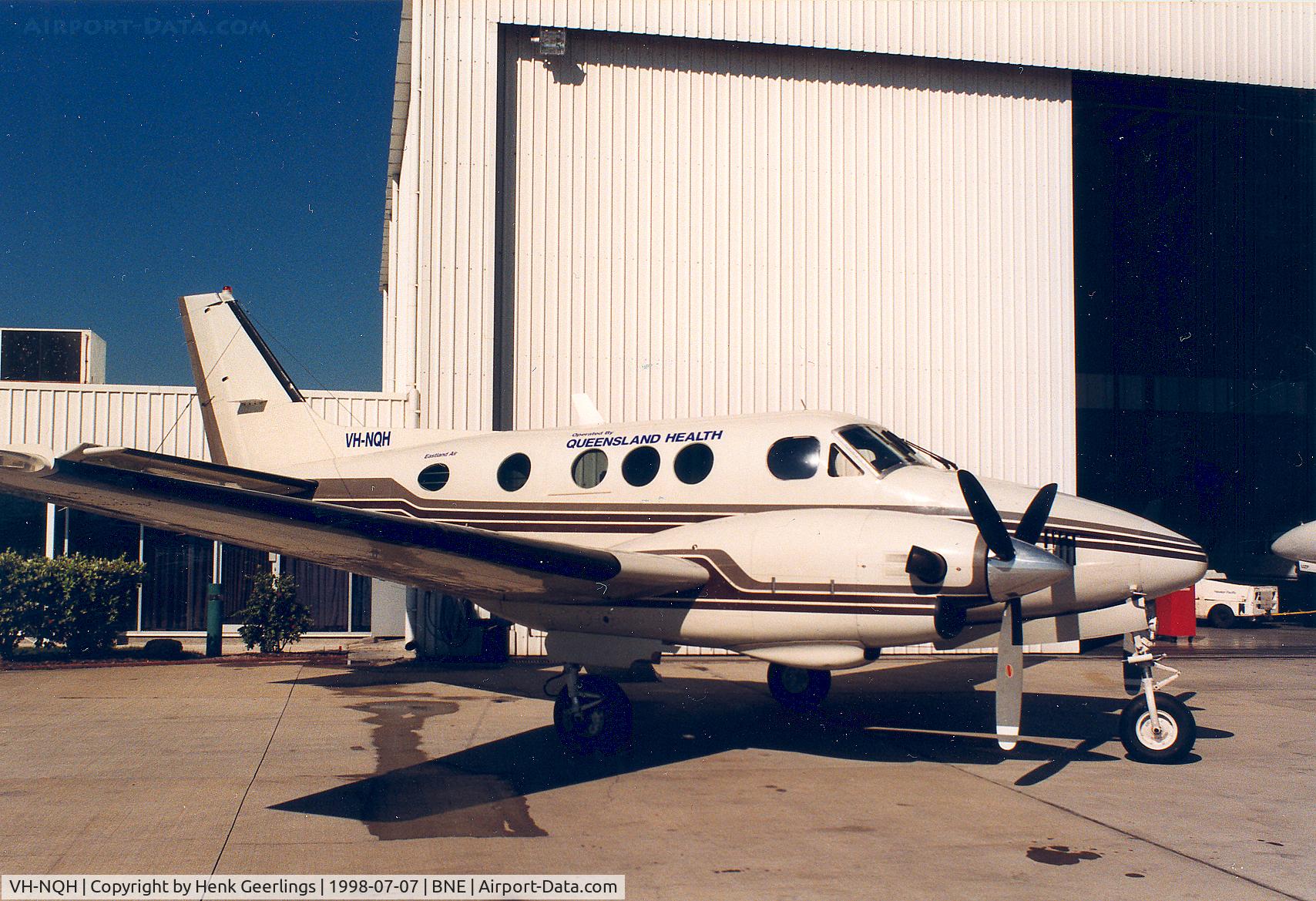VH-NQH, 1975 Beech C90 King Air C/N LJ-655, Queensland Health