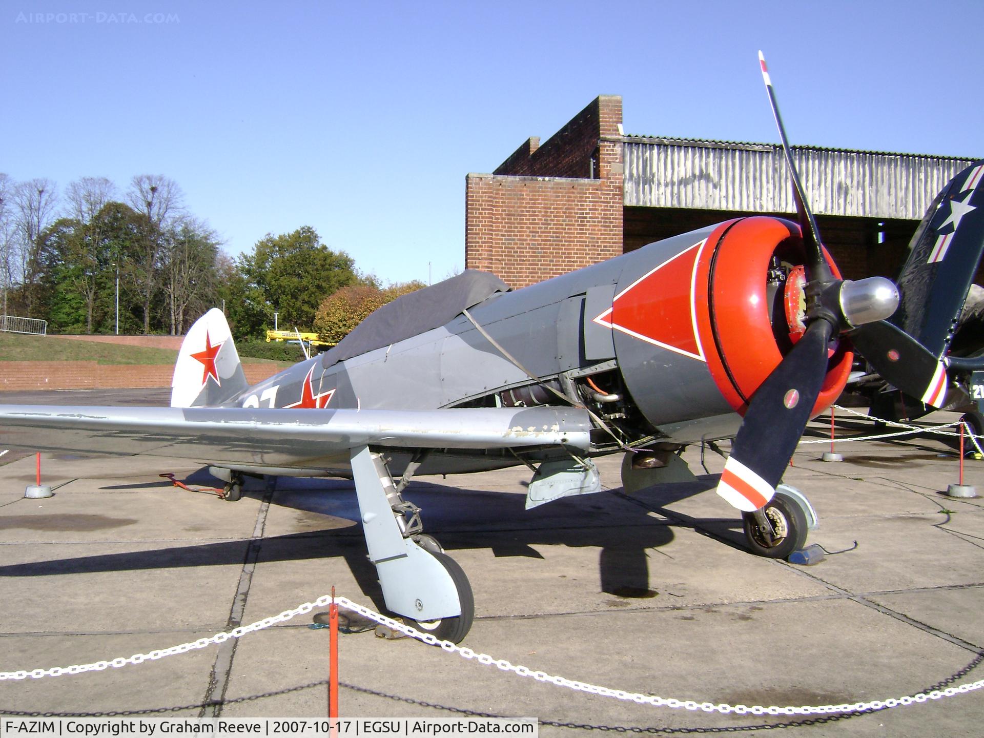 F-AZIM, Yakovlev Yak-3UTI-PW C/N 9/04623, Parked at Duxford