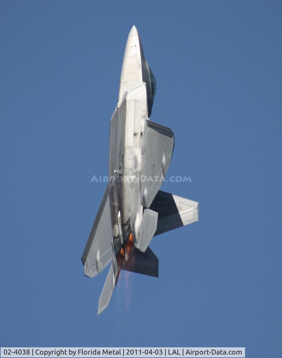 02-4038, Lockheed Martin F/A-22A Raptor C/N 4038, F-22 at LAL