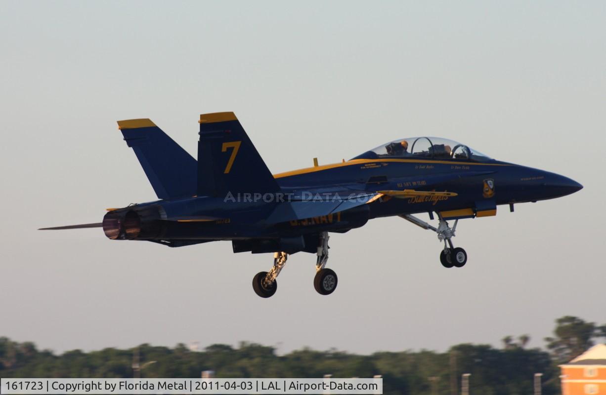 161723, McDonnell Douglas F/A-18B Hornet C/N 0073/B022, Blue Angel 7