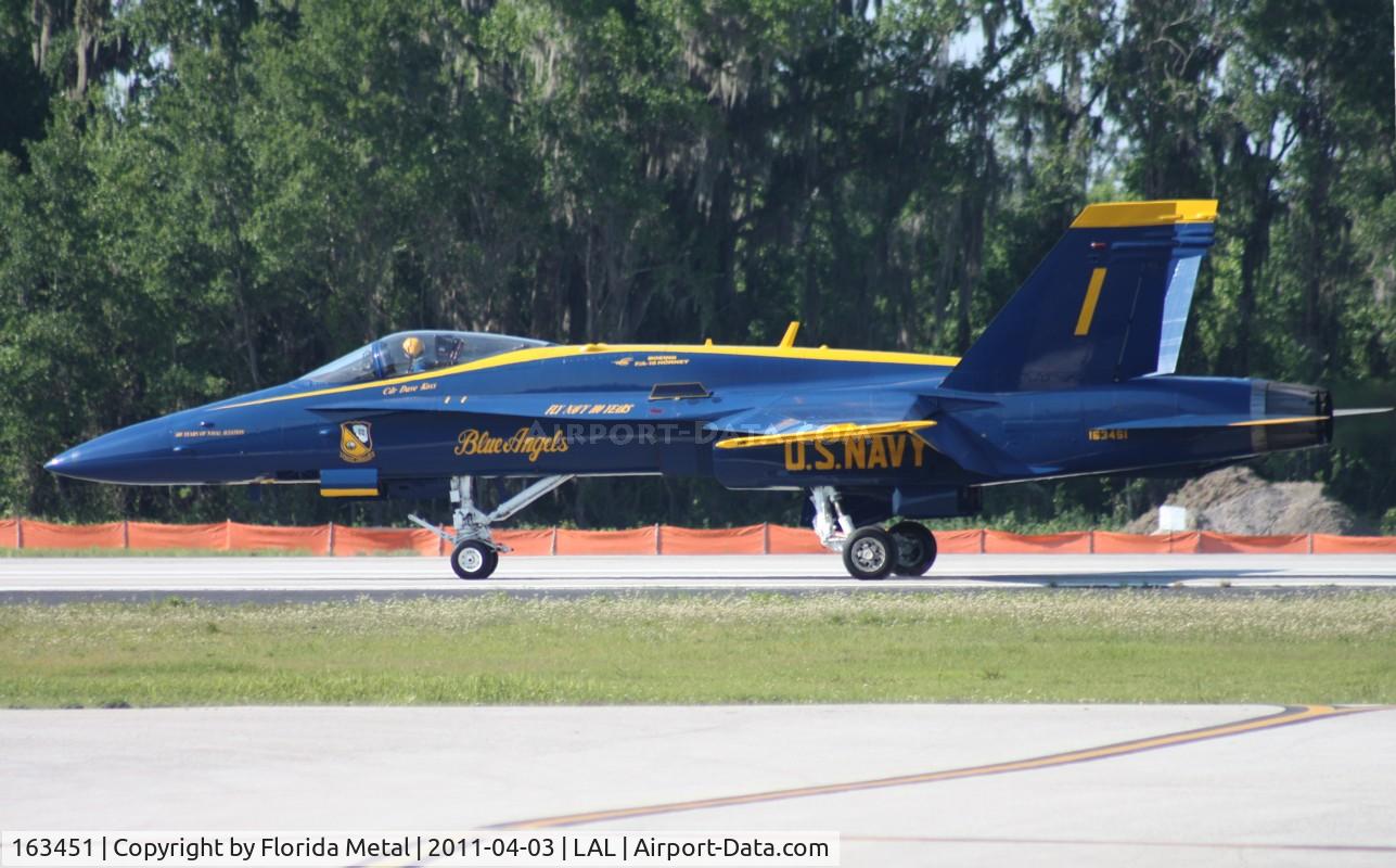 163451, 1988 McDonnell Douglas F/A-18C Hornet C/N 0662/C020, Blue Angel 1