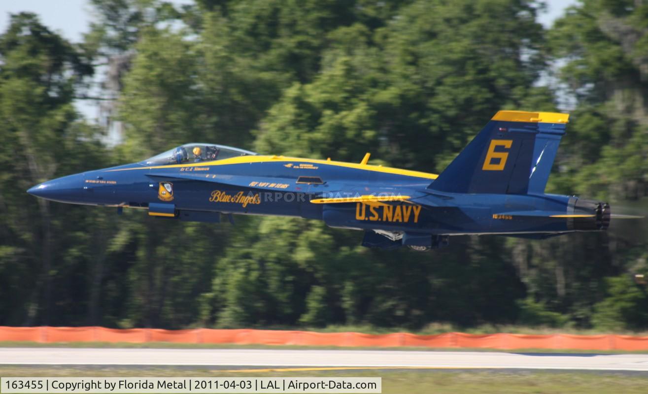 163455, 1988 McDonnell Douglas F/A-18C Hornet C/N 0669/C022, Blue Angel 6