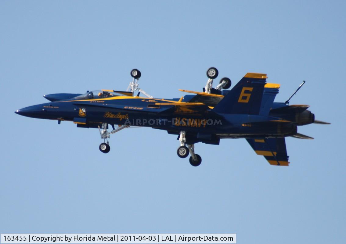 163455, 1988 McDonnell Douglas F/A-18C Hornet C/N 0669/C022, Blue Angel 6