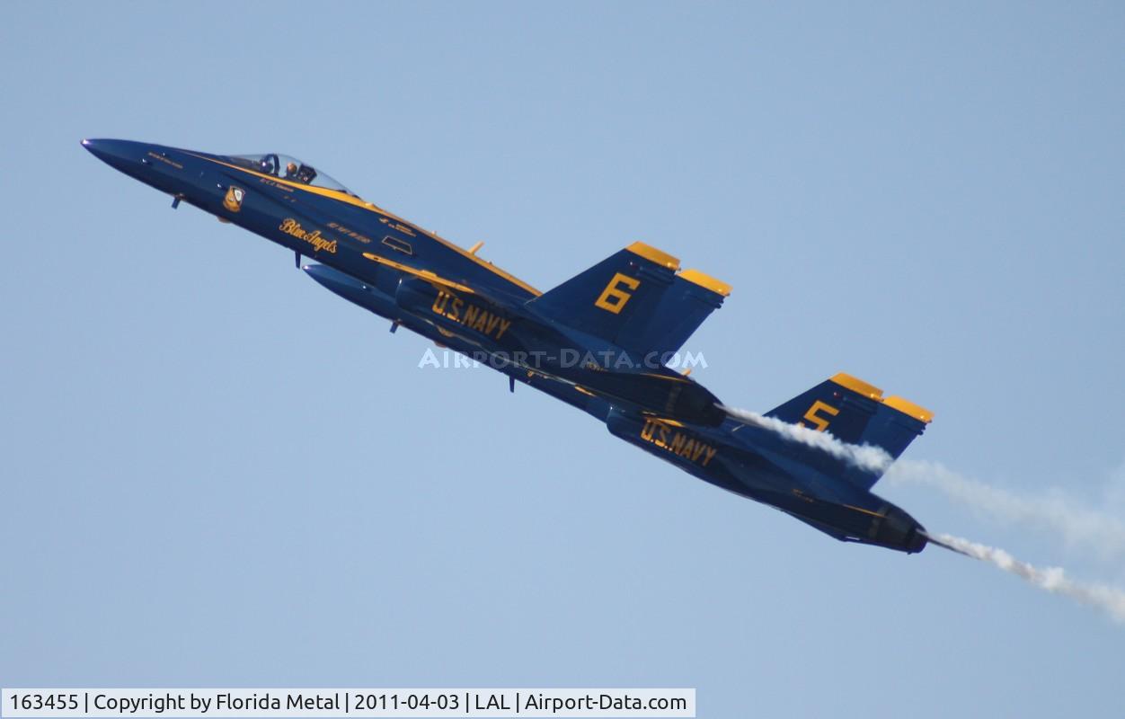 163455, 1988 McDonnell Douglas F/A-18C Hornet C/N 0669/C022, Blue Angel 6