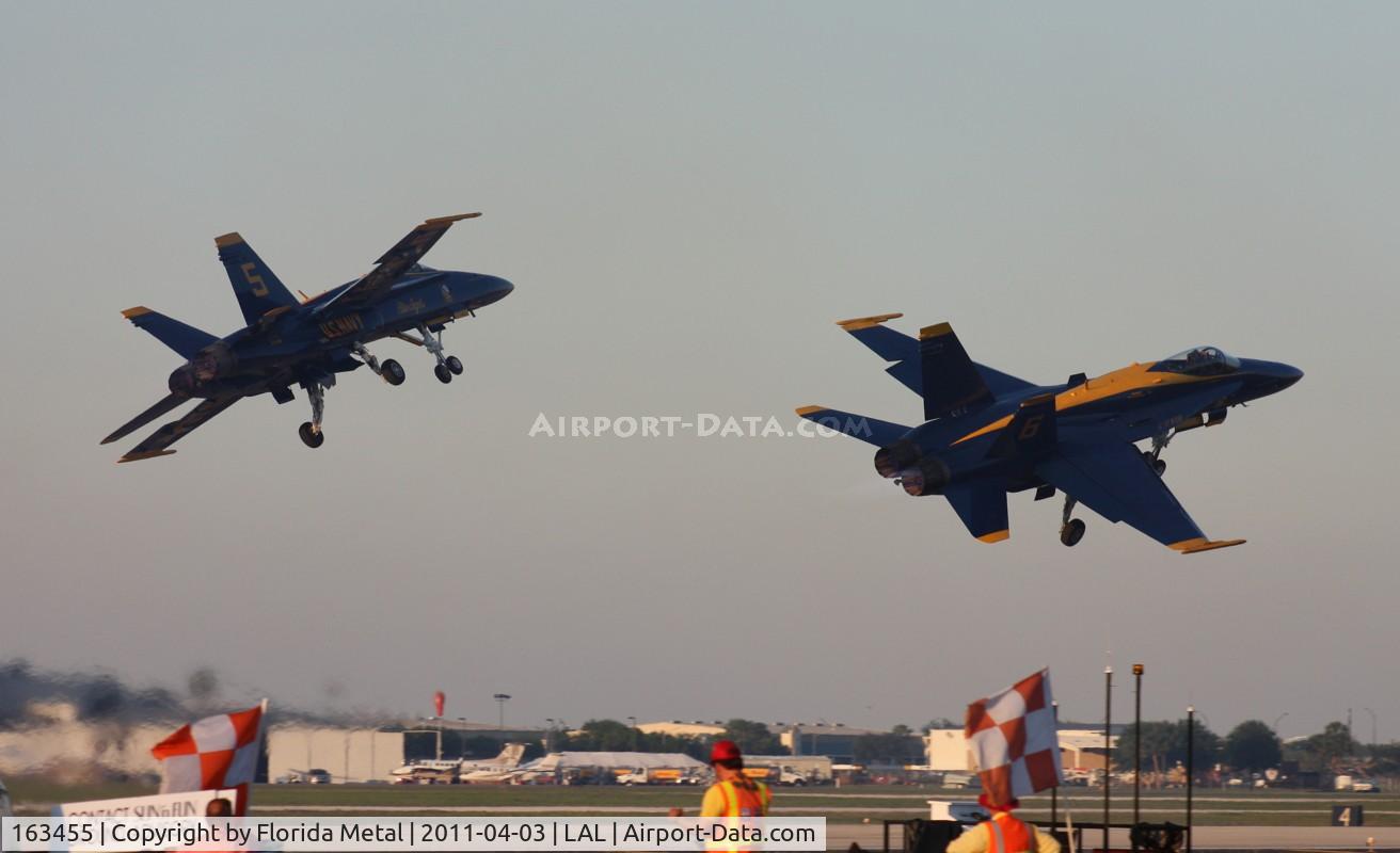 163455, 1988 McDonnell Douglas F/A-18C Hornet C/N 0669/C022, Blue Angel 6