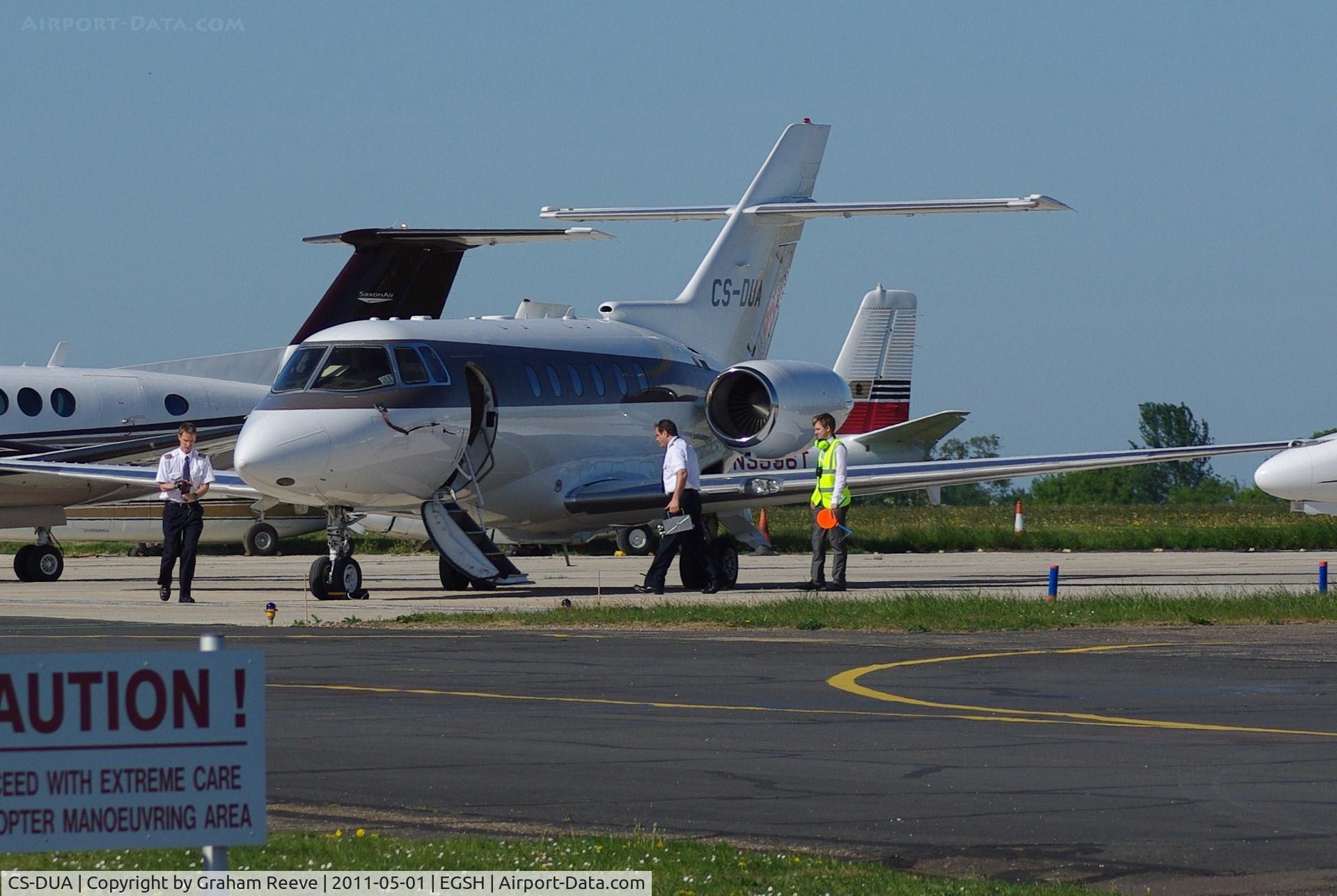 CS-DUA, 2008 Hawker Beechcraft 750 C/N HB-4, Parked at Norwich.