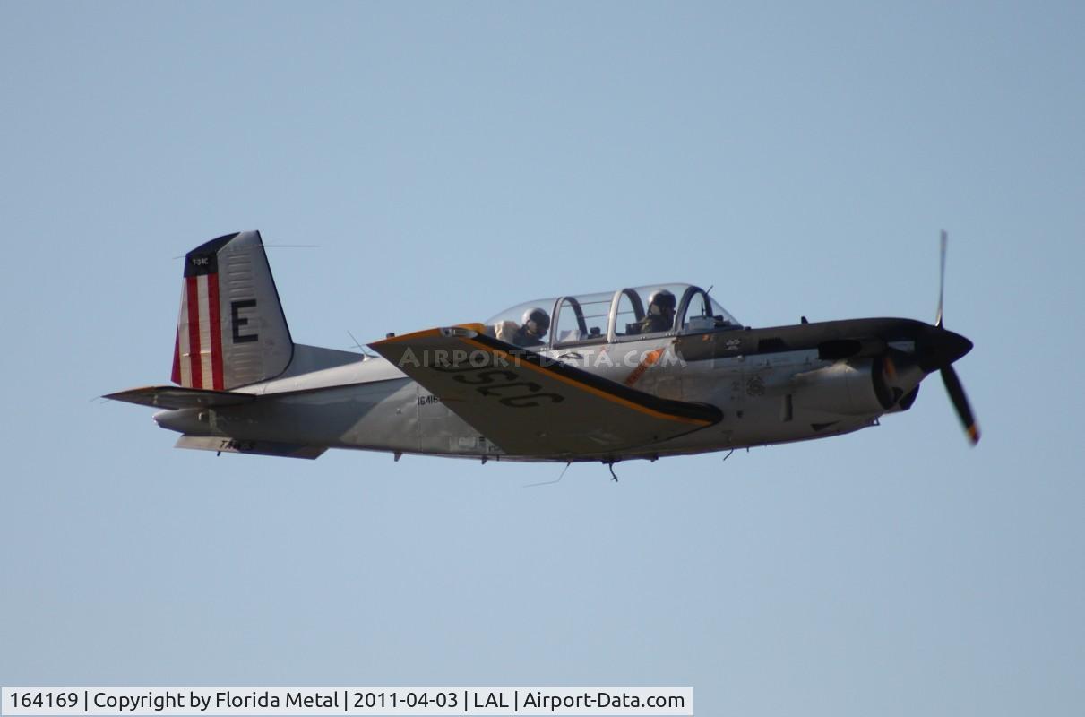 164169, Beech T-34C Turbo Mentor C/N GL-349, T-34C retro colors