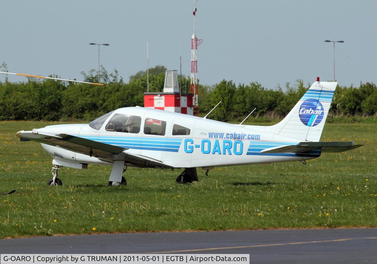 G-OARO, 1988 Piper PA-28R-201 Cherokee Arrow III C/N 2837006, Visiting Booker