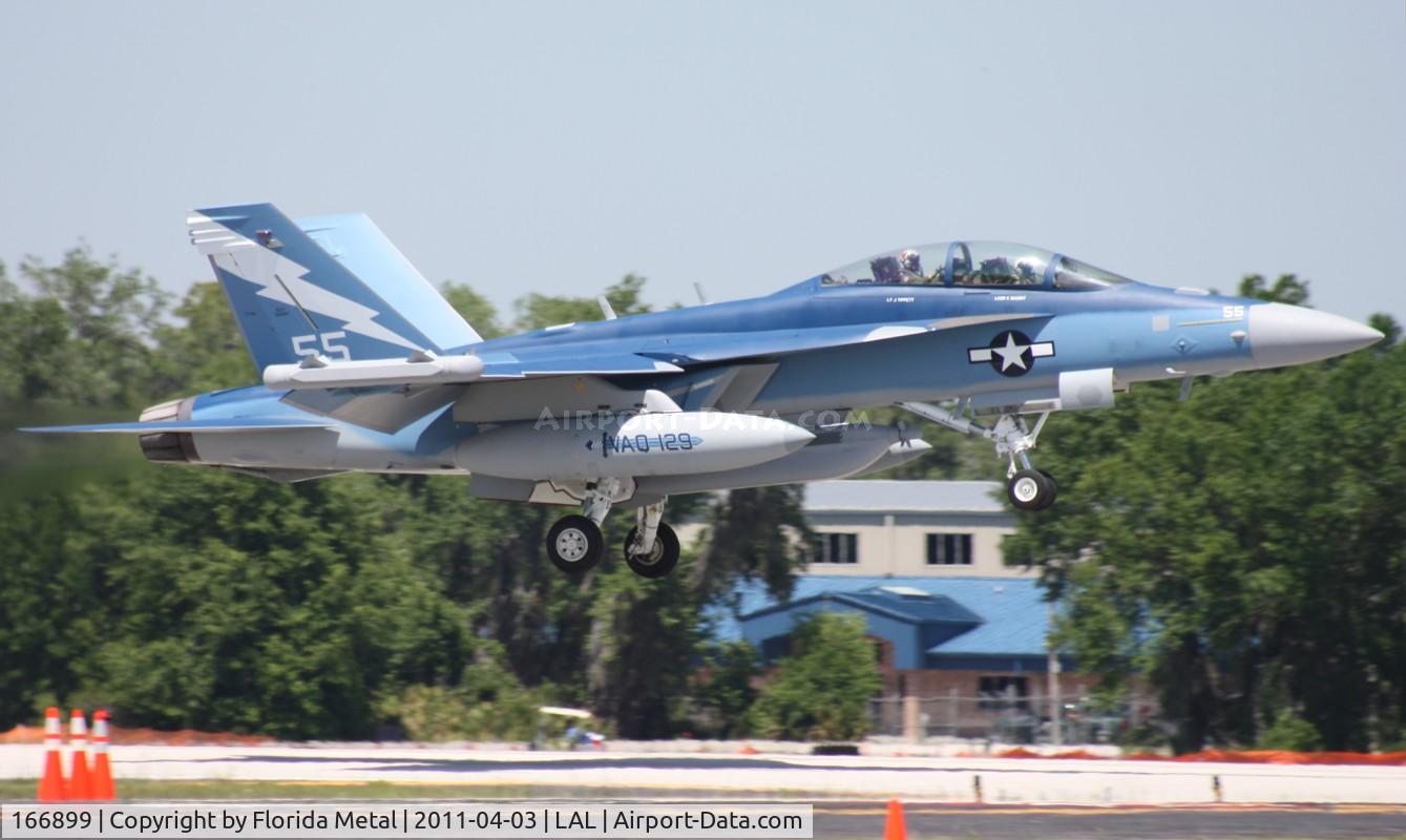 166899, Boeing EA-18G Growler C/N G-11, EA-18G Growler in retro colors
