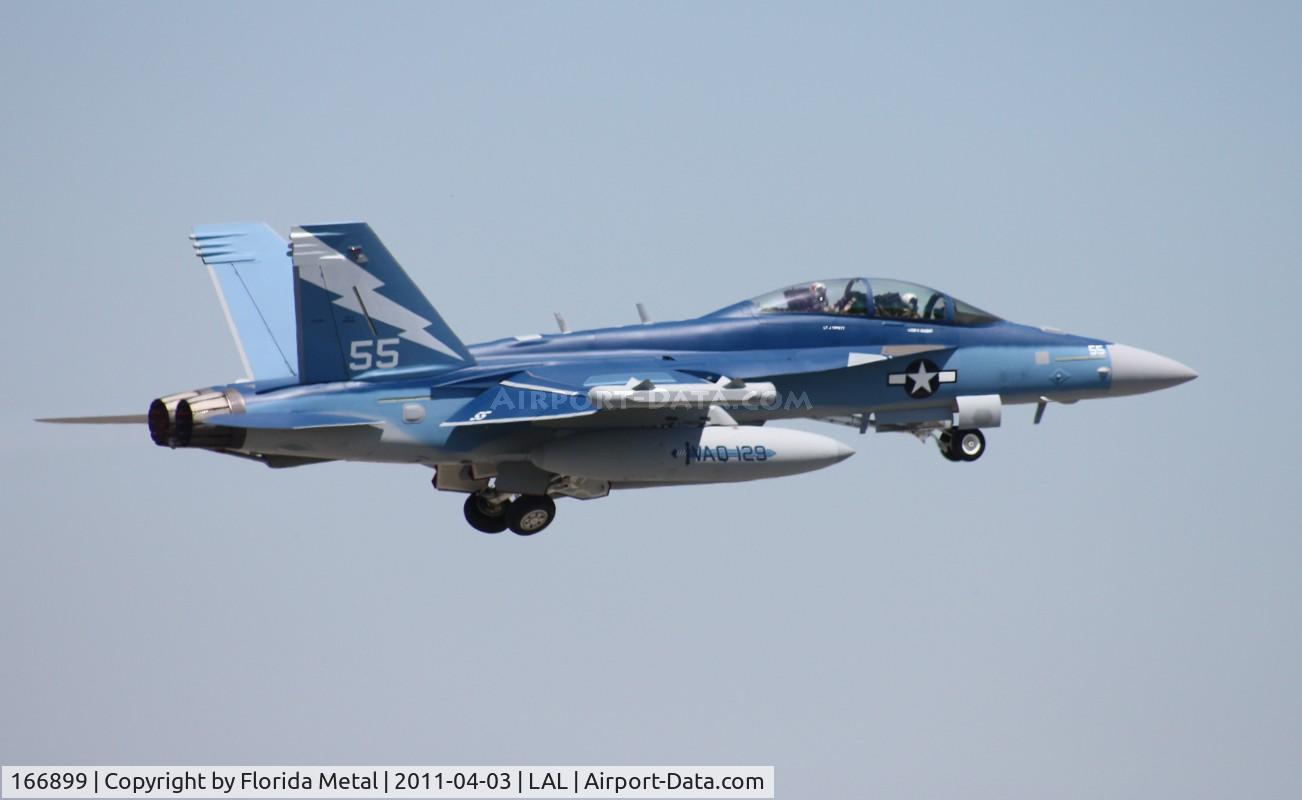 166899, Boeing EA-18G Growler C/N G-11, EA-18G in retro colors