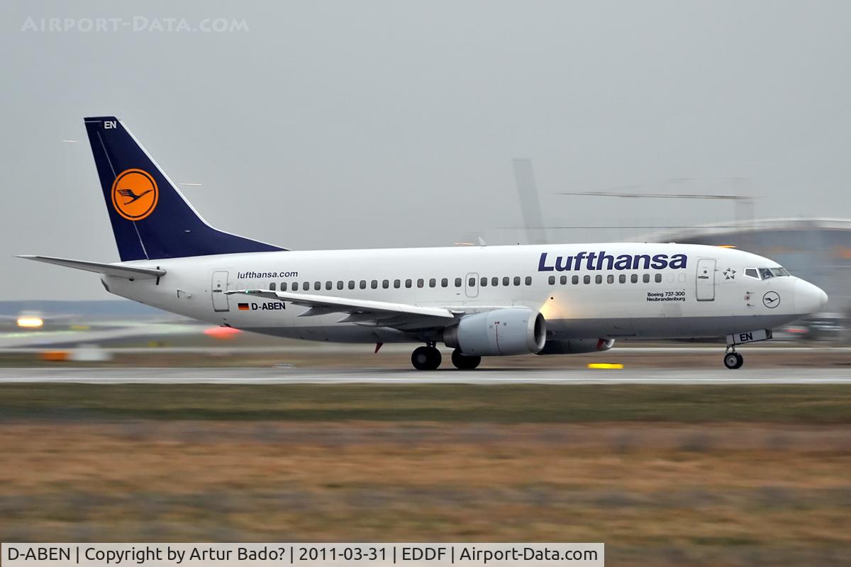 D-ABEN, 1991 Boeing 737-330 C/N 26428, Lufthansa