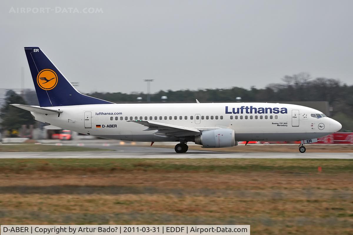 D-ABER, 1992 Boeing 737-330 C/N 26431, Lufthansa