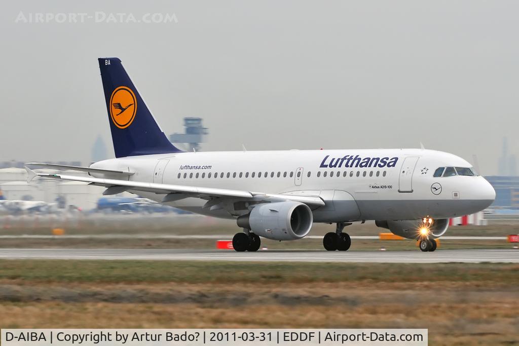 D-AIBA, 2009 Airbus A319-114 C/N 4141, Lufthansa