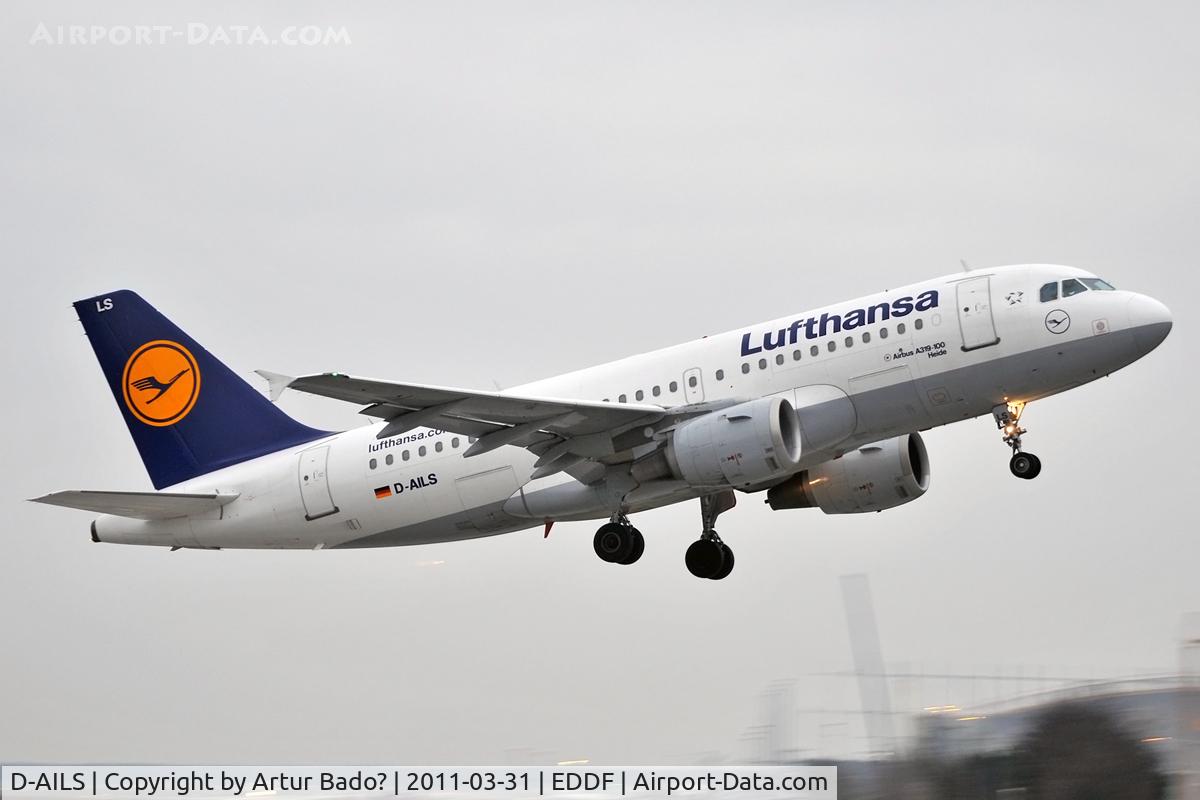 D-AILS, 1997 Airbus A319-114 C/N 729, Lufthansa