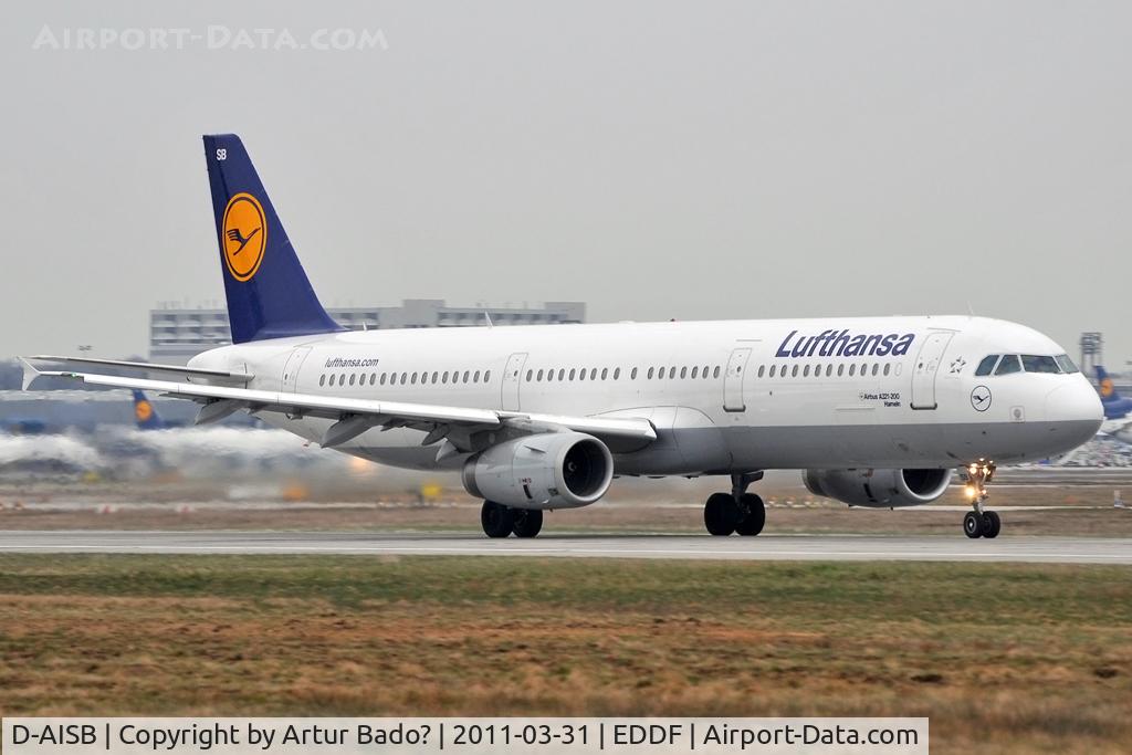 D-AISB, 1999 Airbus A321-231 C/N 1080, Lufthansa