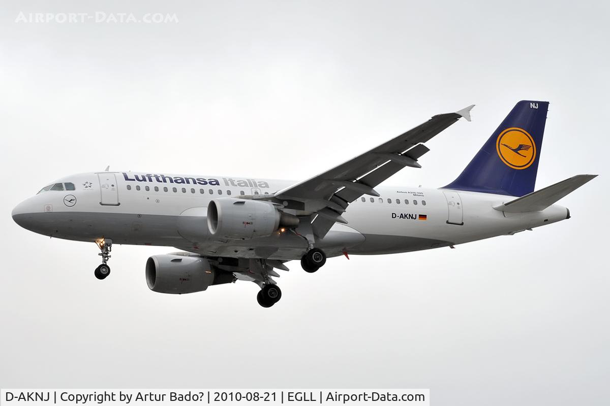D-AKNJ, 2000 Airbus A319-112 C/N 1172, Lufthansa Italia