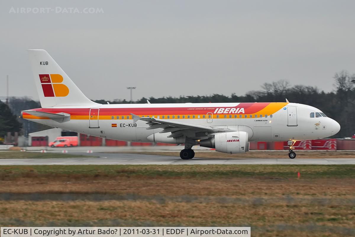 EC-KUB, 2008 Airbus A319-111 C/N 3651, Iberia