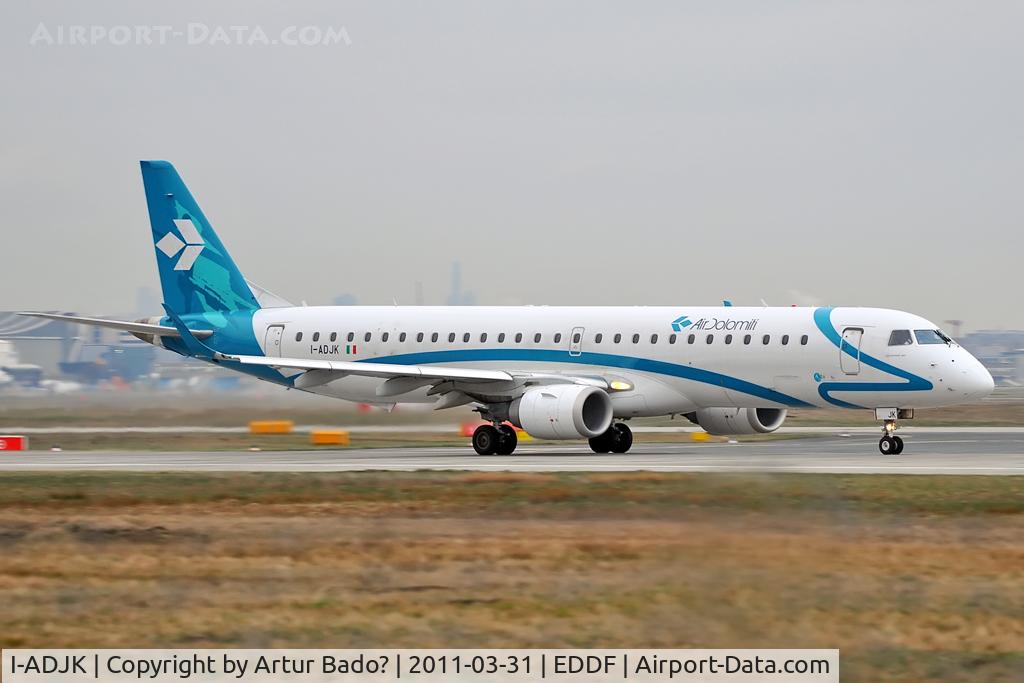 I-ADJK, 2009 Embraer 195LR (ERJ-190-200LR) C/N 19000245, Air Dolomiti
