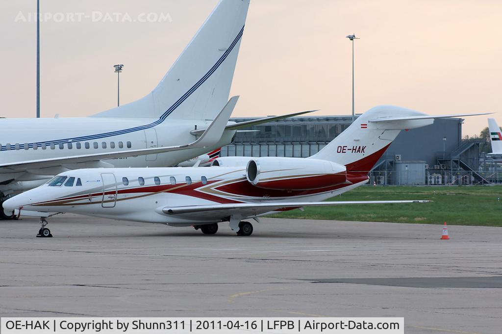 OE-HAK, 2009 Cessna 750 Citation X Citation X C/N 750-0300, Parked...