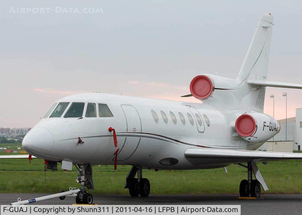 F-GUAJ, 1986 Dassault Falcon 50 C/N 169, Parked...