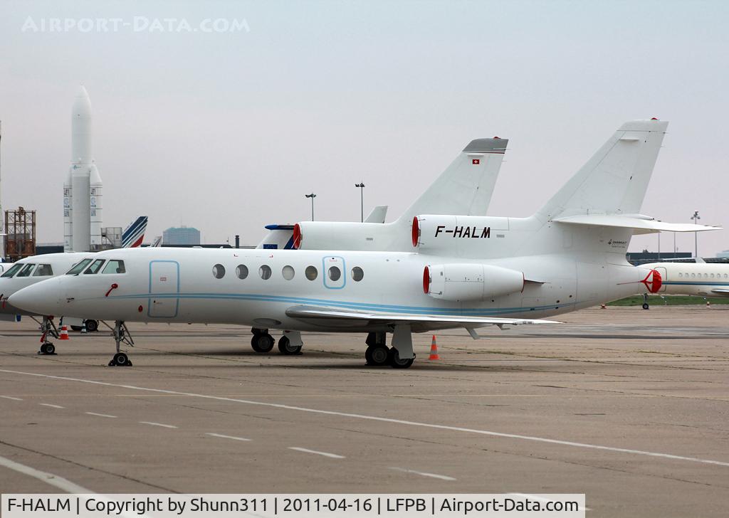 F-HALM, 1983 Dassault Falcon 50 C/N 134, Parked...