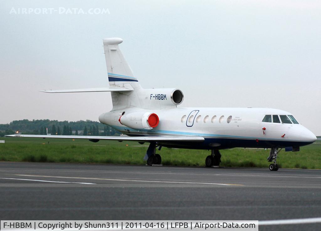 F-HBBM, 1980 Dassault Falcon 50 C/N 016, Parked...