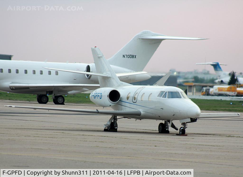 F-GPFD, 1988 Dassault Falcon 10 C/N 221, Parked...