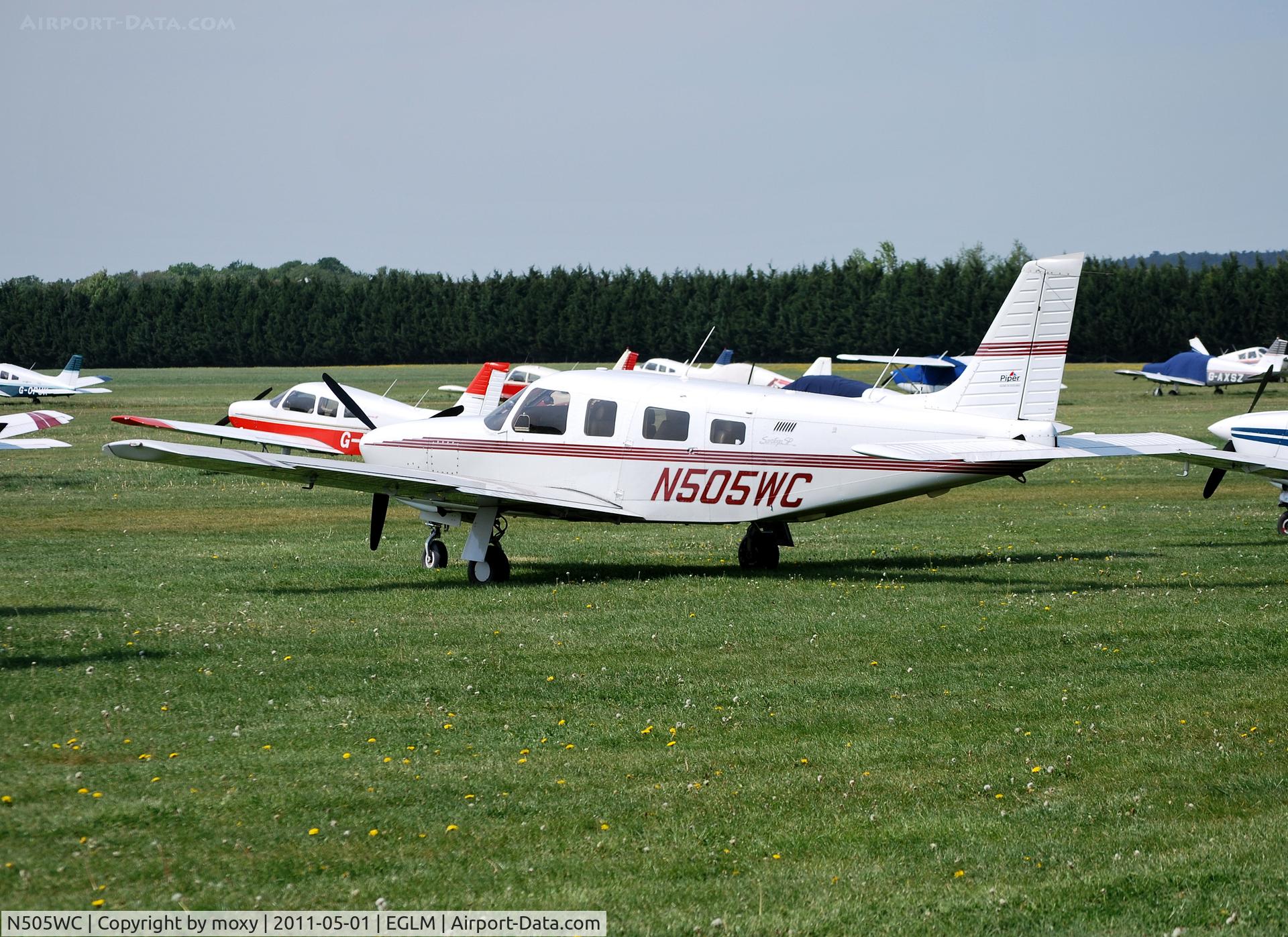 N505WC, 1996 Piper PA-32R-301 C/N 3246034, Piper Saratoga II HP visiting White Waltham