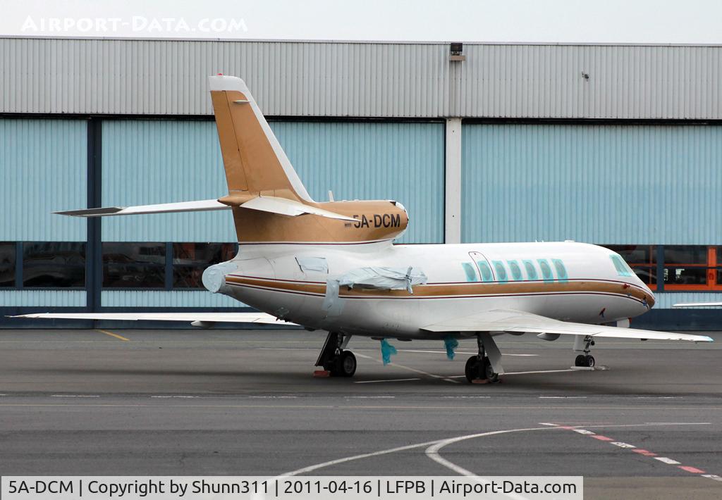 5A-DCM, 1981 Dassault Falcon 50 C/N 68, Stored without engines...
