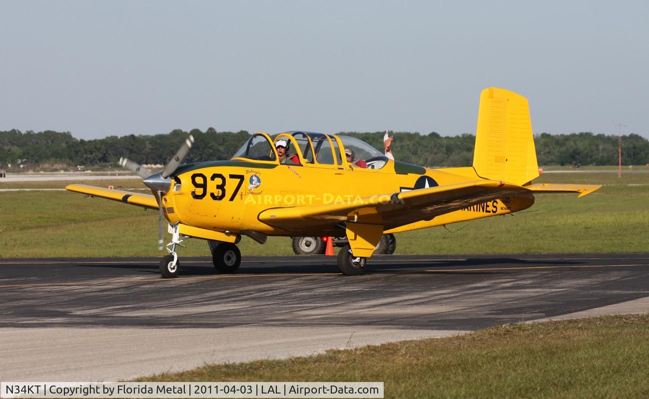 N34KT, 1956 Beech D-45 Mentor C/N BG-271, T-34 Mentor