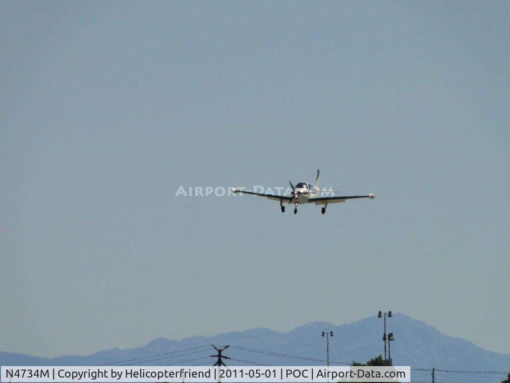 N4734M, 1978 Beech A36 Bonanza 36 C/N E-1257, On final over the outer fence for runway 26L