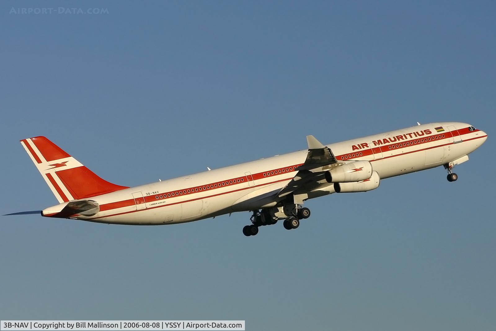 3B-NAV, 1995 Airbus A340-312 C/N 094, on the way to SSR