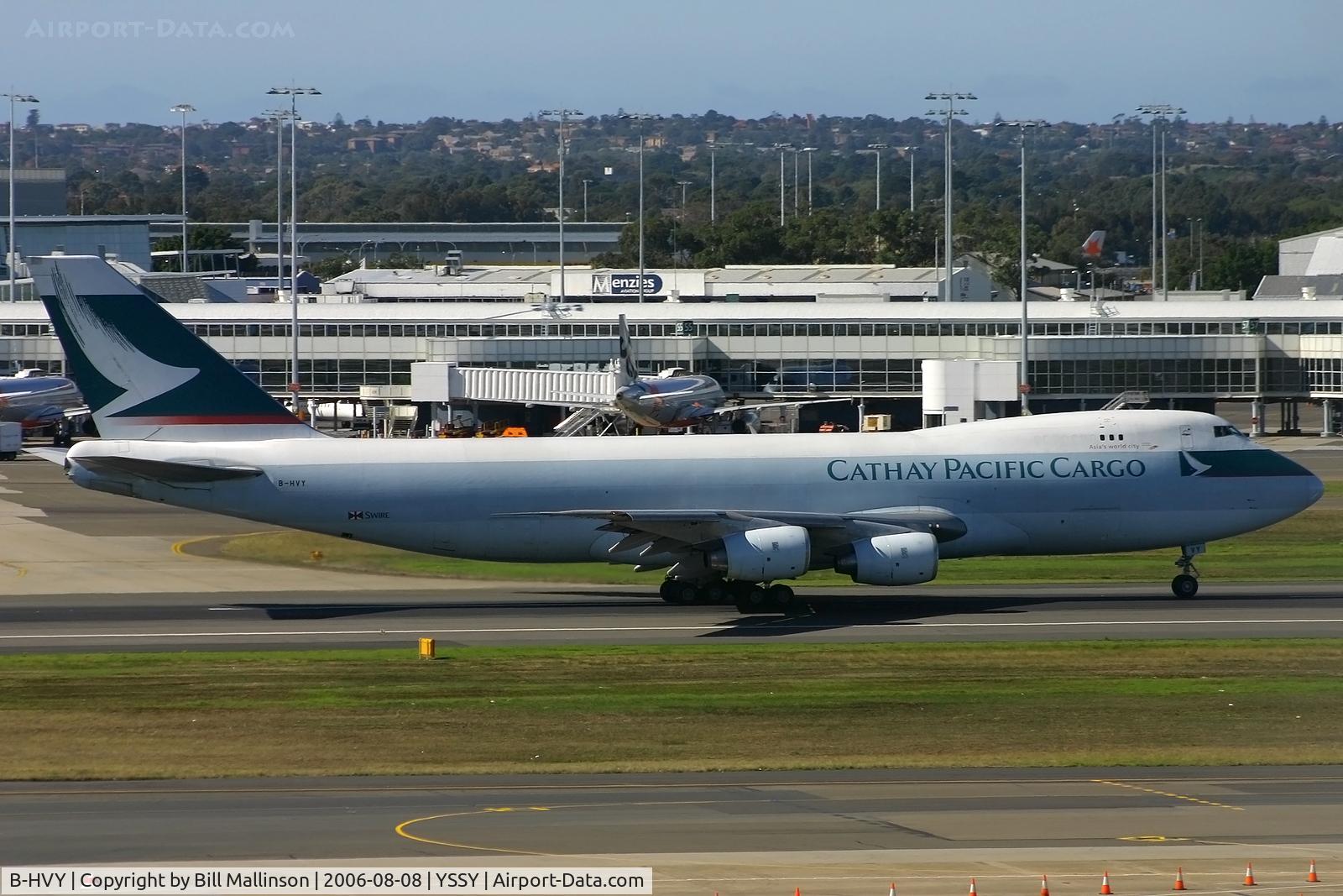 B-HVY, 1980 Boeing 747-236F/SCD C/N 22306, rolling on 16R