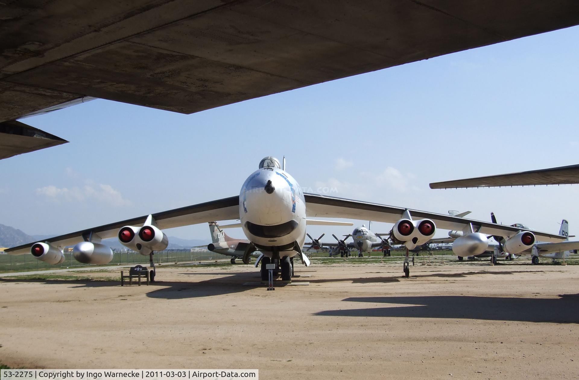 53-2275, 1953 Boeing B-47E Stratojet C/N 4501088, Boeing B-47E Stratojet at the March Field Air Museum, Riverside CA
