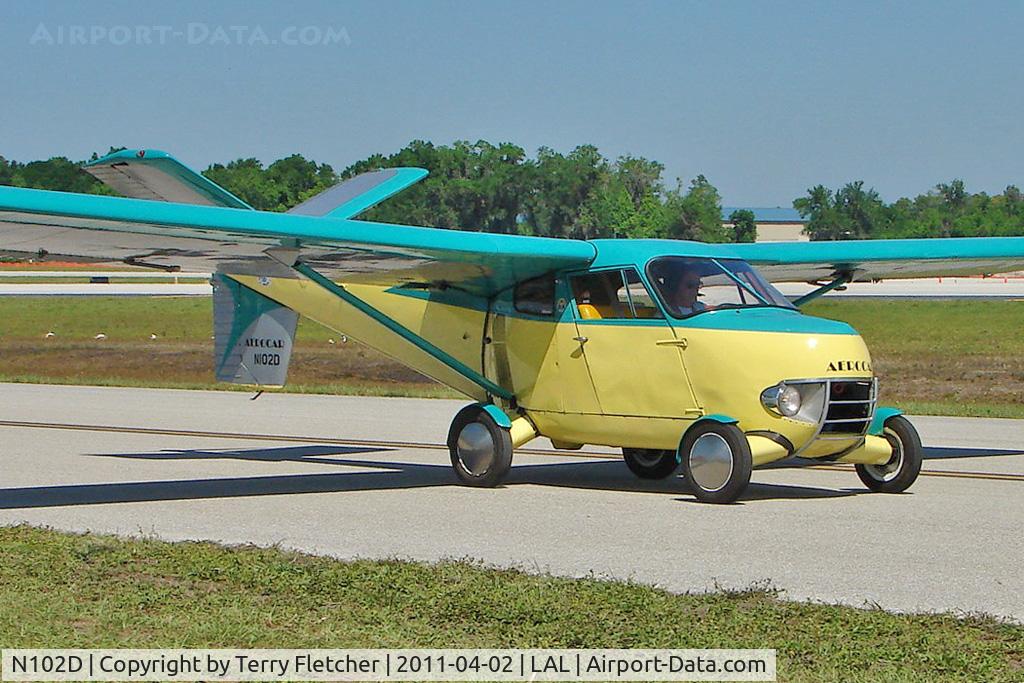 N102D, 1960 Aerocar I C/N 4, The unique Aerocar at 2011 Sun n Fun at Lakeland , Florida