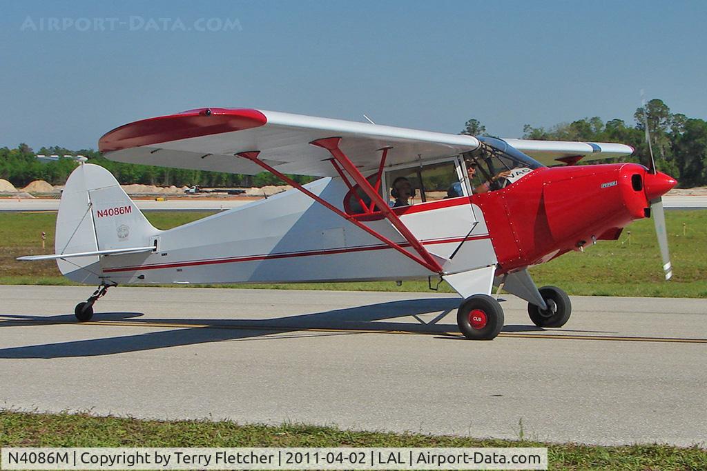 N4086M, 1947 Piper PA-12 Super Cruiser C/N 12-2969, 2011 Sun n Fun at Lakeland , Florida