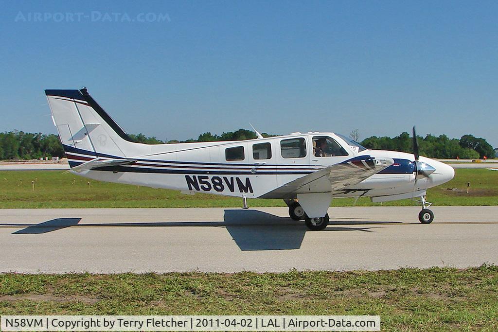 N58VM, 2007 Hawker Beechcraft Corp G58 Baron C/N TH-2200, 2011 Sun n Fun at Lakeland , Florida