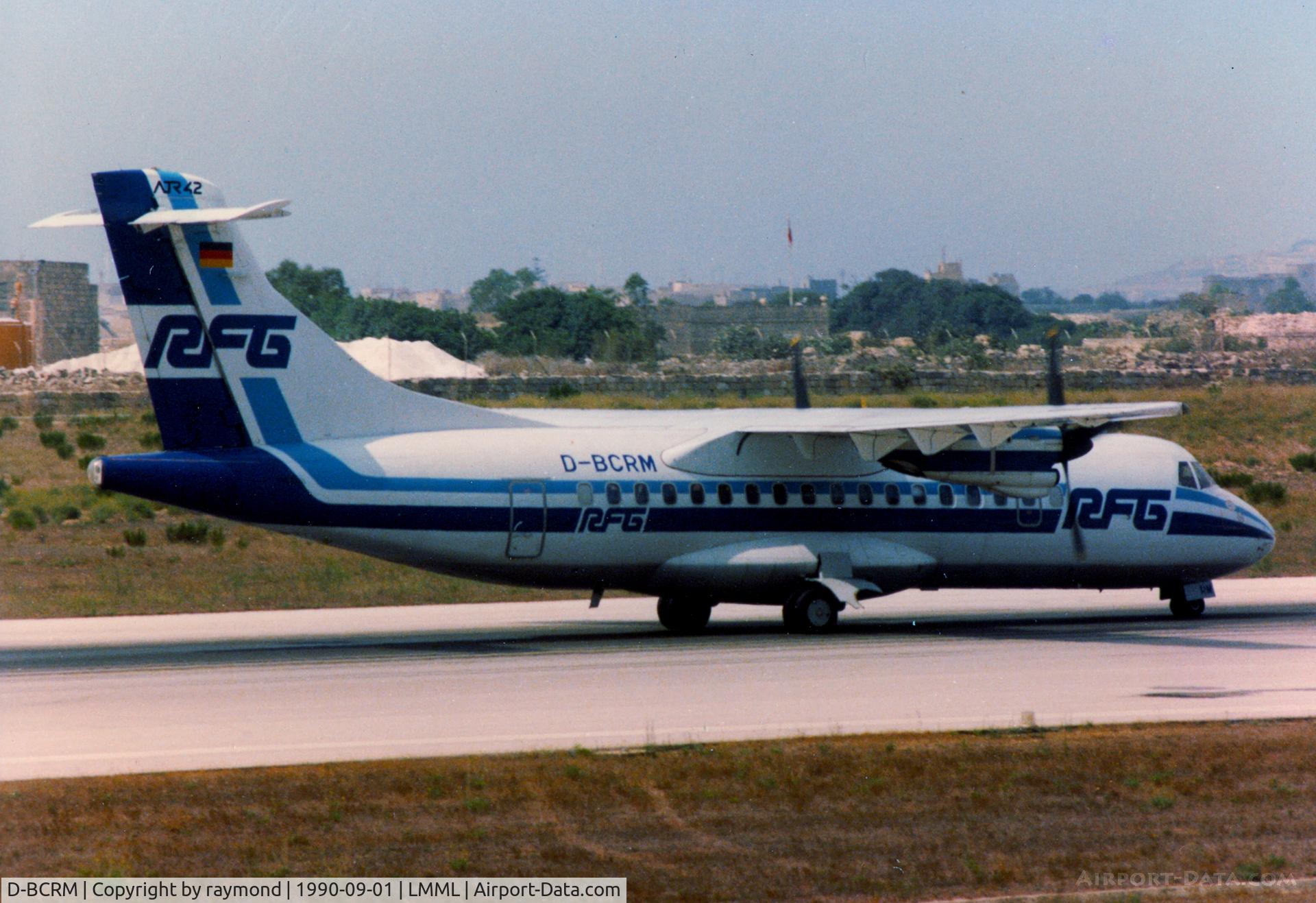 D-BCRM, 1987 ATR 42-300 C/N 038, ATR42 D-BCRM RFG