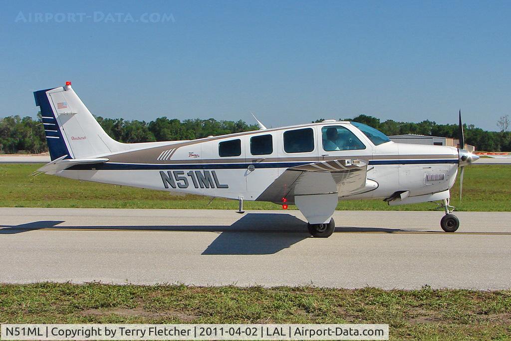 N51ML, 1997 Raytheon Aircraft Company A36 Bonanza C/N E-3105, 2011 Sun n Fun at Lakeland , Florida