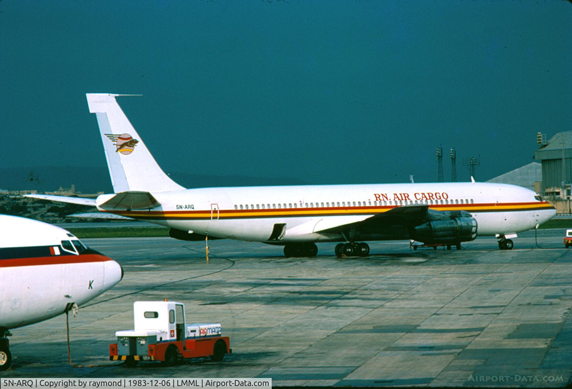 5N-ARQ, 1965 Boeing 707-338C C/N 18809, B707 5N-ARQ RN Air Cargo
