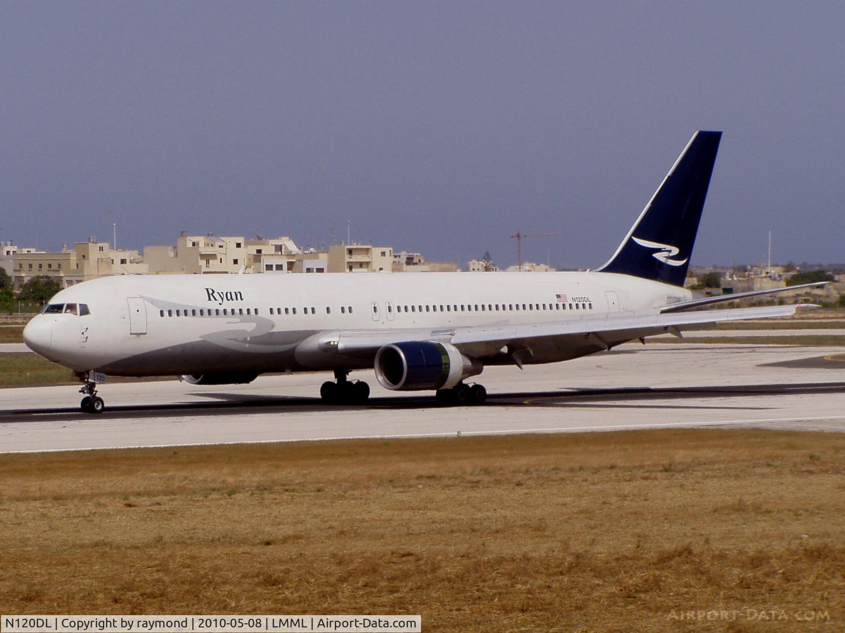 N120DL, 1986 Boeing 767-332 C/N 23279, B767 N120DL Ryan International Airlines