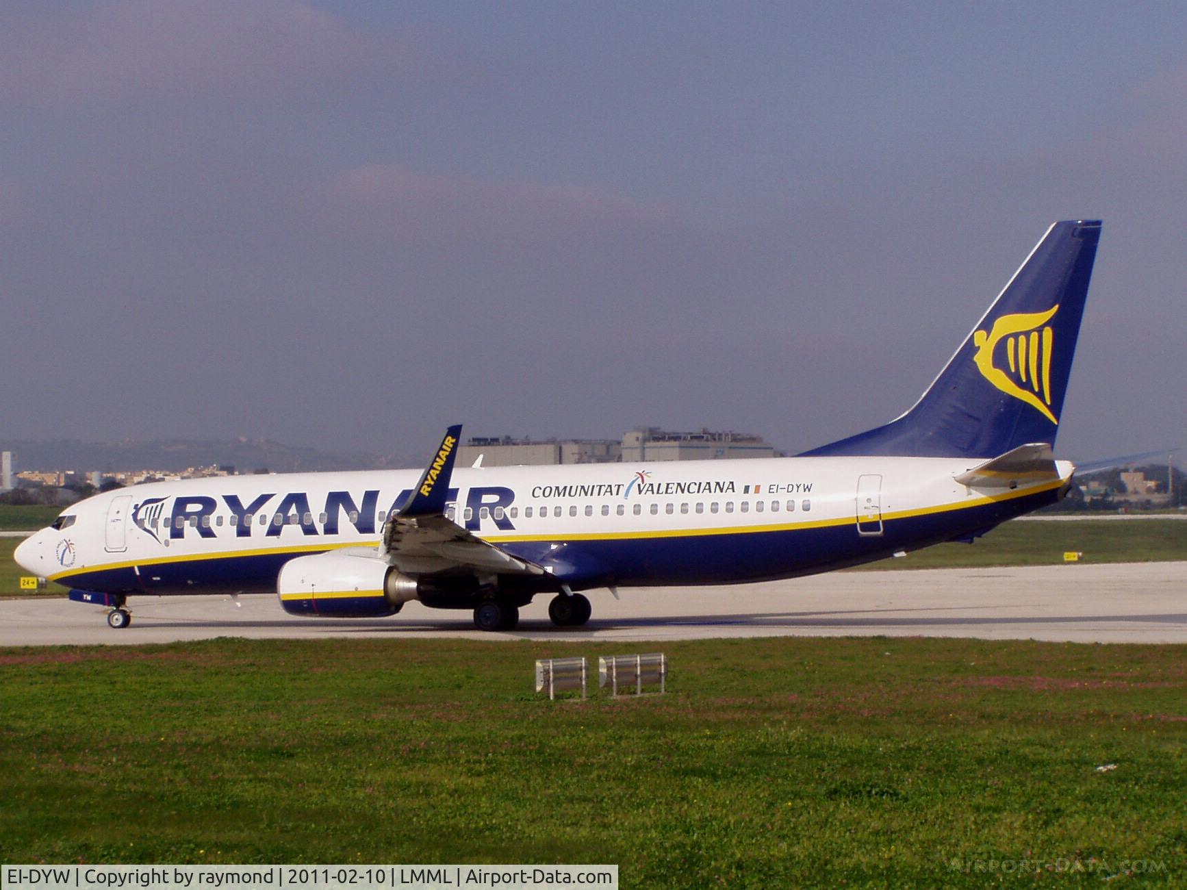 EI-DYW, 2008 Boeing 737-8AS C/N 33635, B738 EI-DYW Ryanair