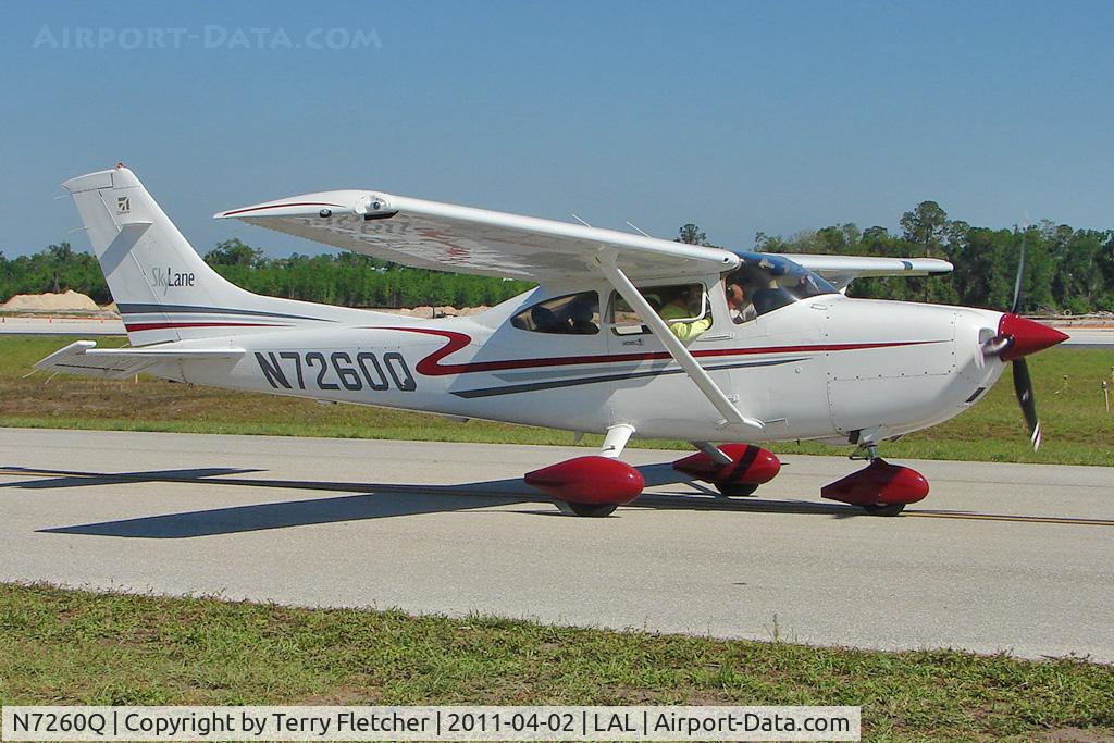 N7260Q, 2001 Cessna 182T Skylane C/N 18280957, 2011 Sun n Fun at Lakeland , Florida
