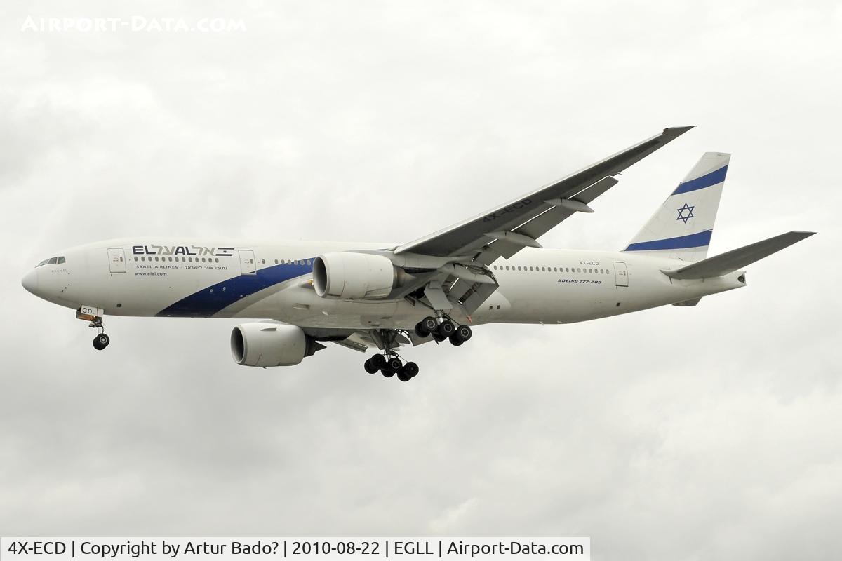 4X-ECD, 2002 Boeing 777-258/ER C/N 33169, ELAL