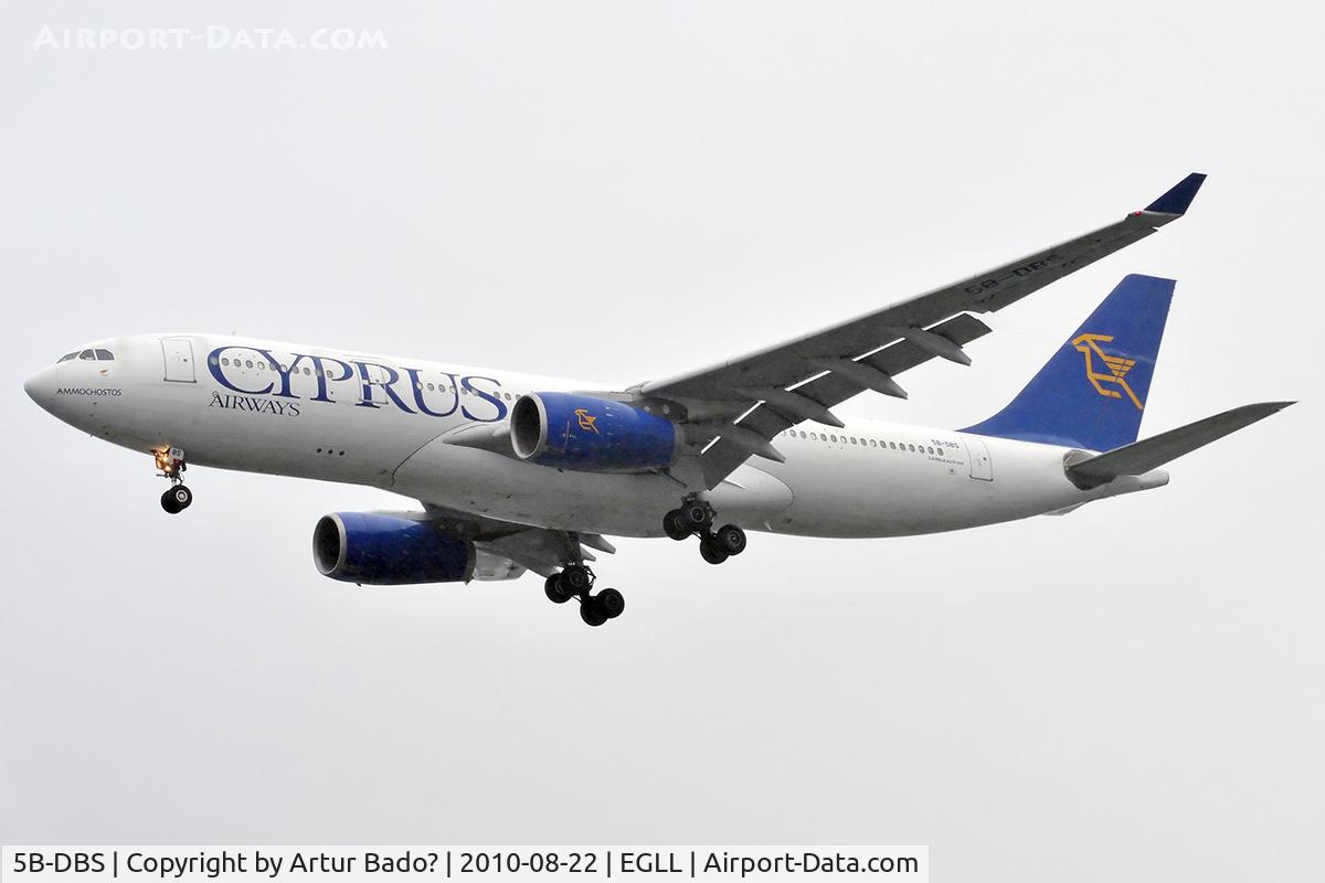 5B-DBS, 2002 Airbus A330-243 C/N 505, CYPRUS Airways