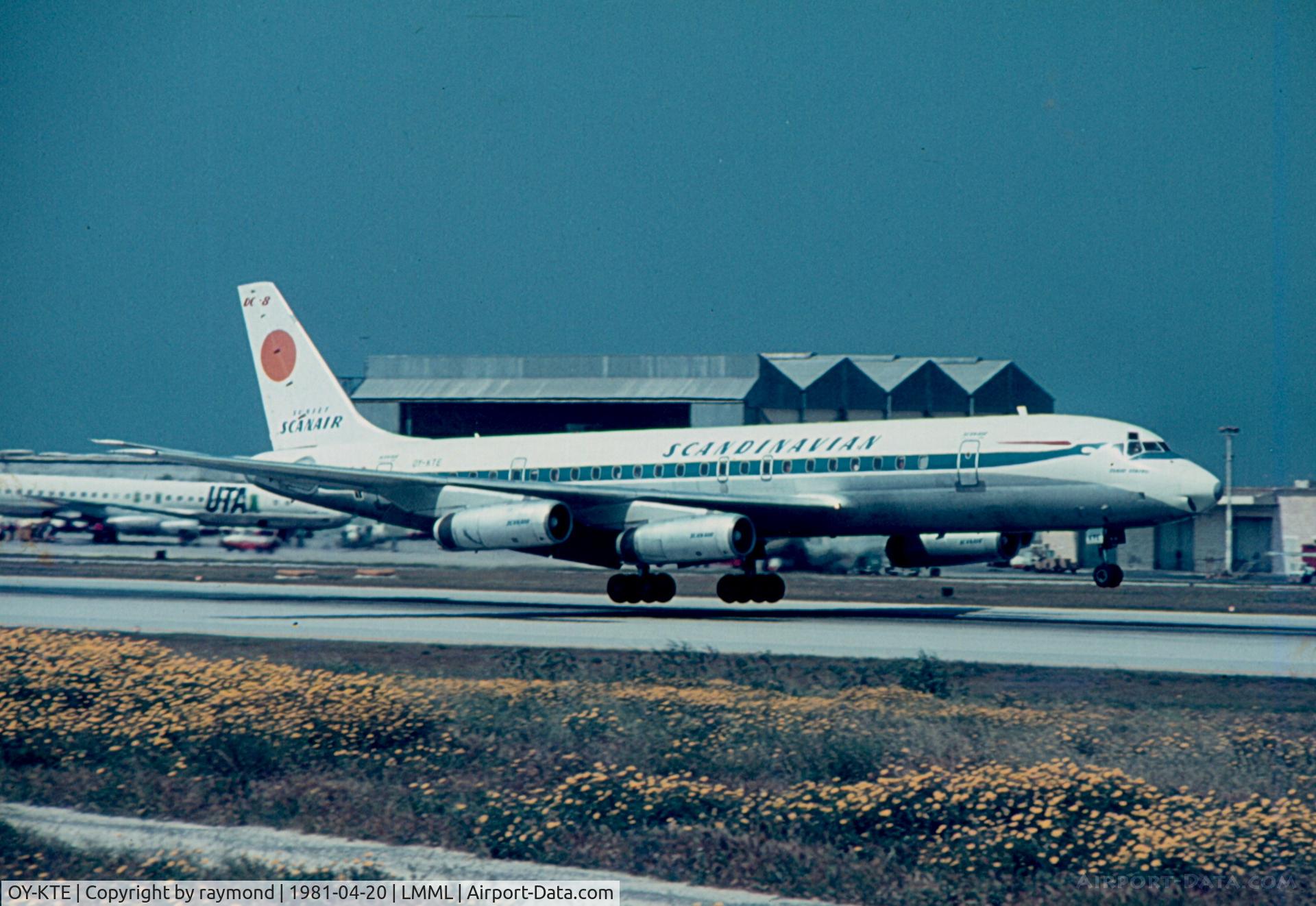 OY-KTE, 1968 Douglas DC-8-62F C/N 45922, DC8 OY-KTE Scanair