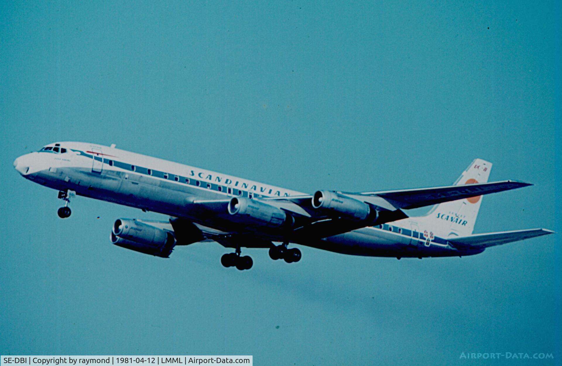 SE-DBI, 1970 Douglas DC-8-62F C/N 46129, DC8 SE-DBI Scanair