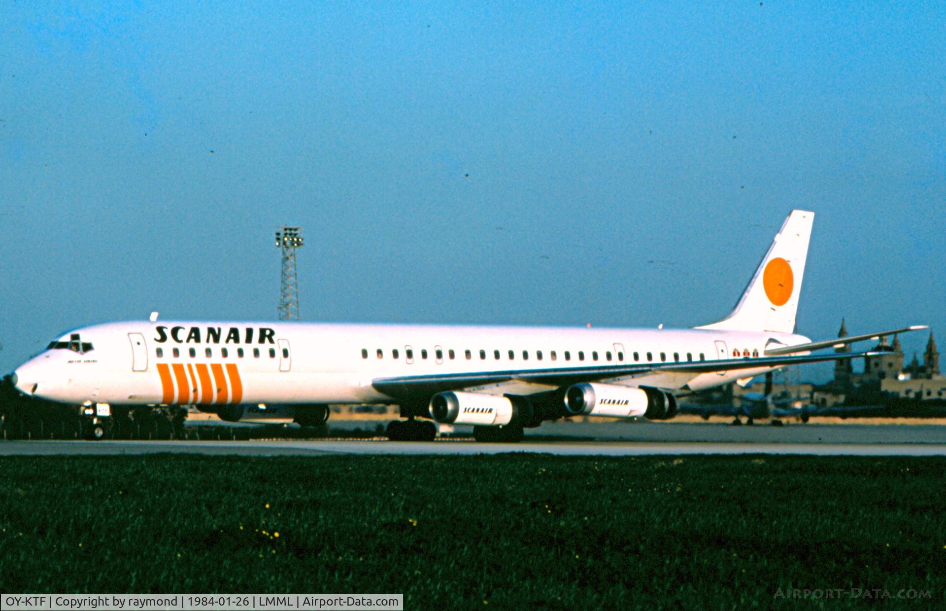 OY-KTF, 1969 Douglas DC-8-63 C/N 46041, DC8 OY-KTF Scanair
